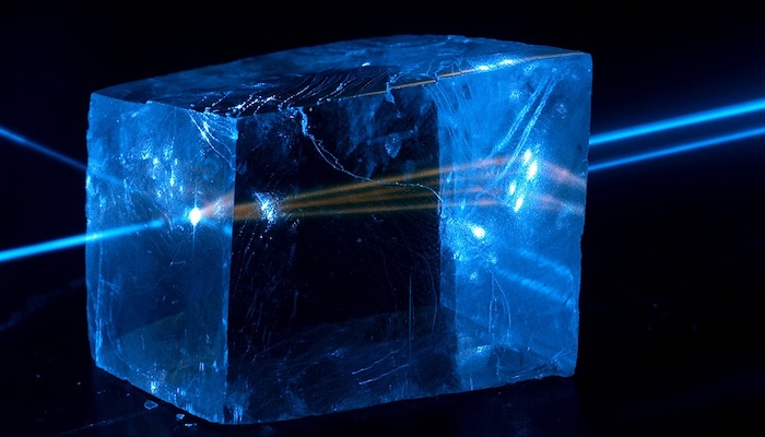 Blue laser light