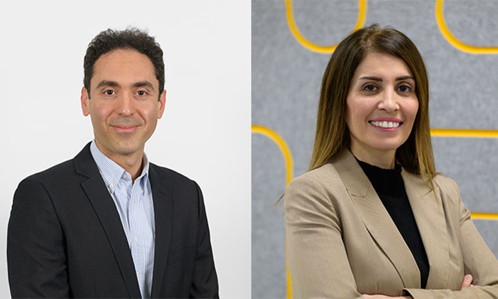 Portrait of Dr Sara Deilami and Dr Foad Taghizadeh