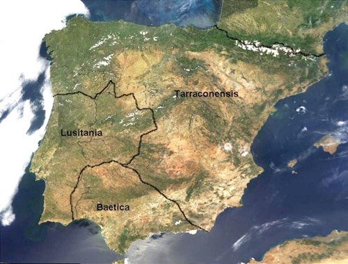 Map of Roman Spain