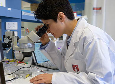 Macquarie researcher standing outdoors