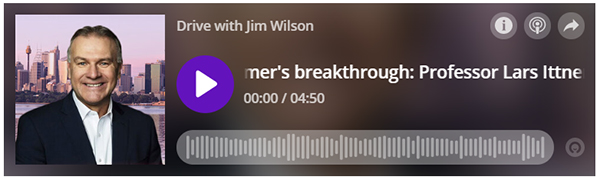2GB Interview with Jim Wilson