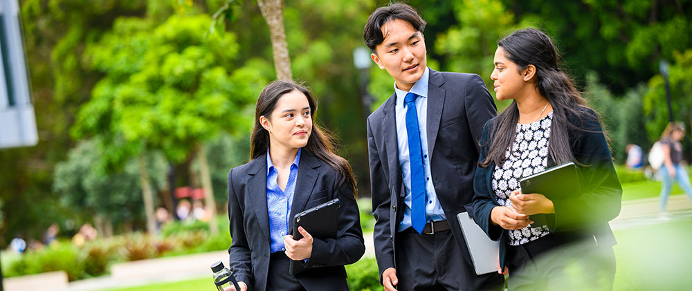 MQBS students in the campus