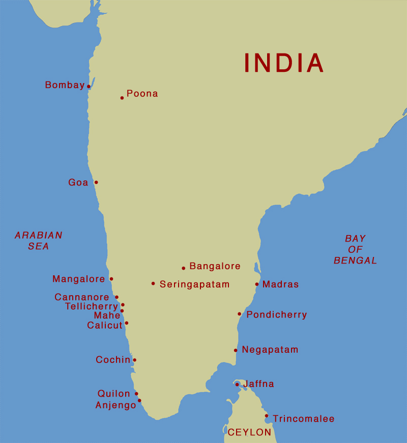 Mahe In India Map Imperial Eyes: Maps: India