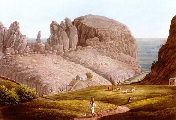[The Friar Rock in Friar's Valley.]