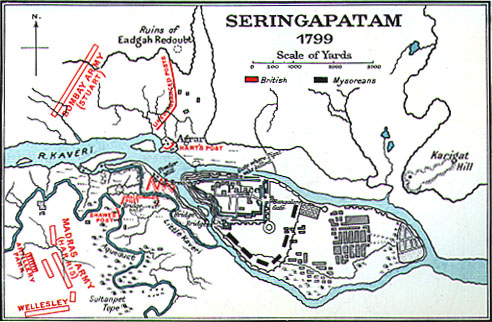 Map of Seringapatam