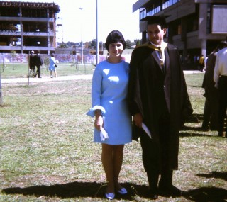 Carmelo Fogliiani AM and wife first graduation