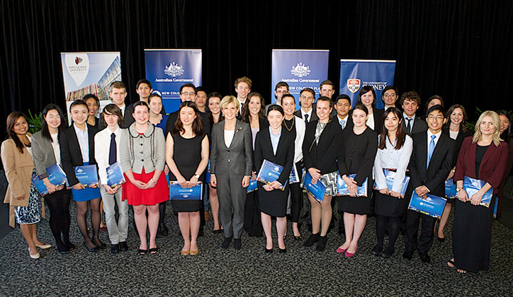 Students shine at DFAT scholarship reception