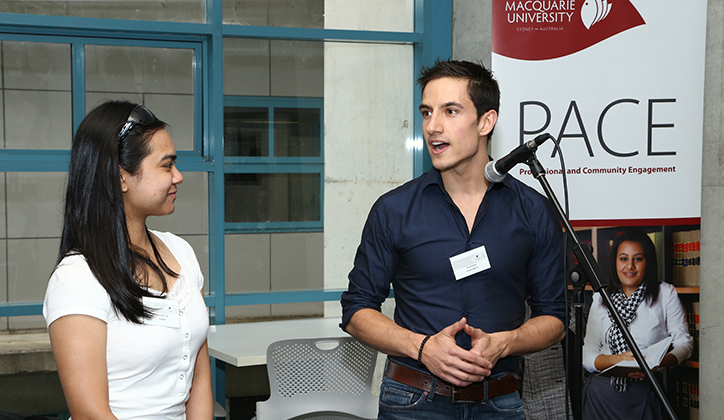  MAS350 student Cassandra Teo with her internship supervisor David Mayo, who sang her praises. Photo: Ojars Greste