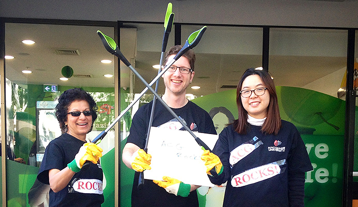  [L-R] Charmaine D'Souza, James Hazelton and Cissy Zhan