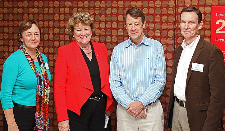  [L-R] Professor Janet Greeley, Hon. Jillian Skinner MP, Professor Harvey Dillon and Professor Greg Leigh.