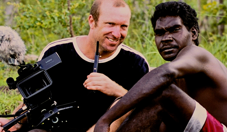  Dr Tom Murray with Bandarr Wirrpanda