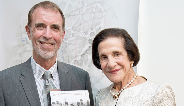  Harvey Broadbent with Professor Dame Marie Bashir at the recent launch. Photo: Effy Alexakis, Photowrite.