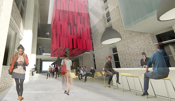  Artist impression of the E7A atrium interior (Image: NBRS + Partners – Architects)