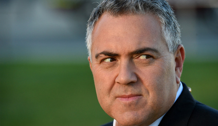  Treasurer Joe Hockey’s failure to talk about basic measures of the economy in his second budget speech is telling. AAP/Mick Tsikas