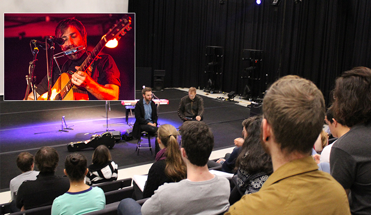  Josh Pyke centre stage at Y3A. Photo: Lucinda Goodwin.